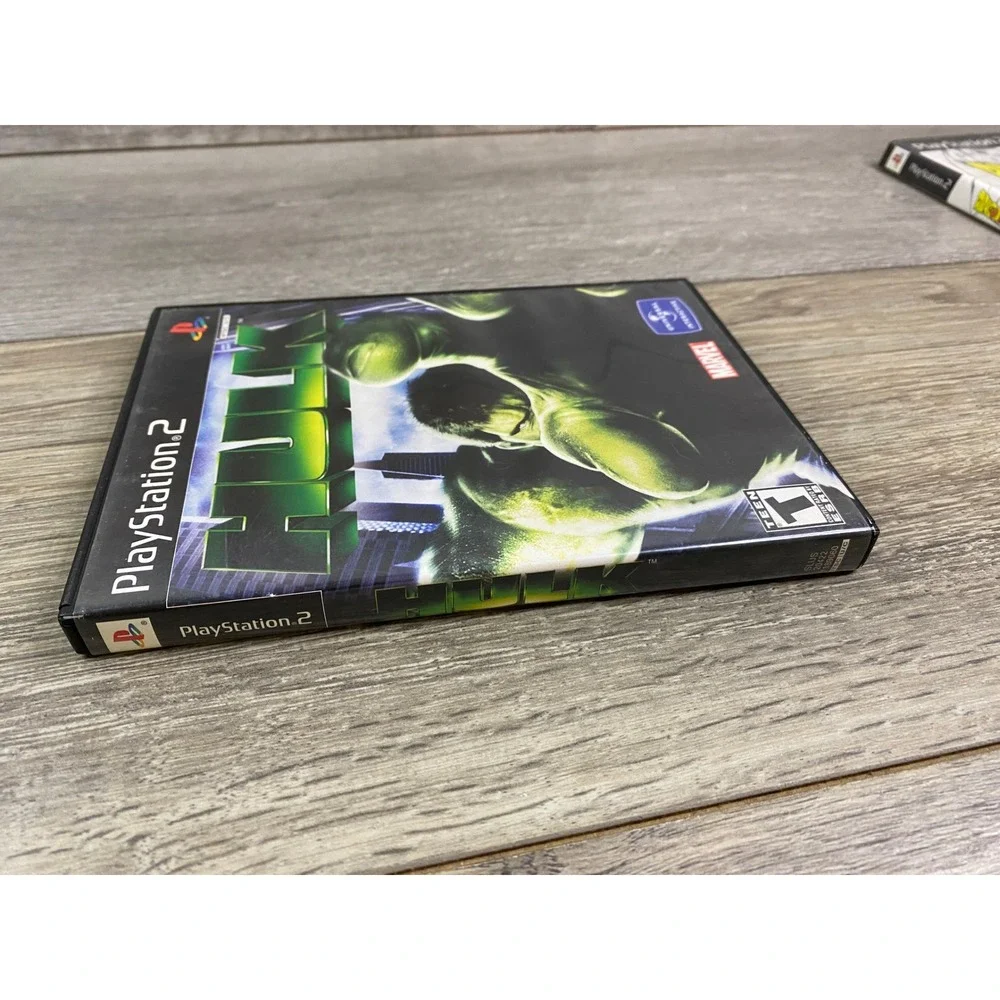 The Hulk Sony PlayStation 2 PS2 2003 Case and Manual Only No Game Marvel